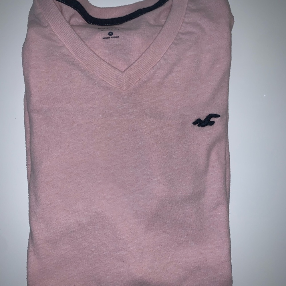 Hollister Pink V-Neck